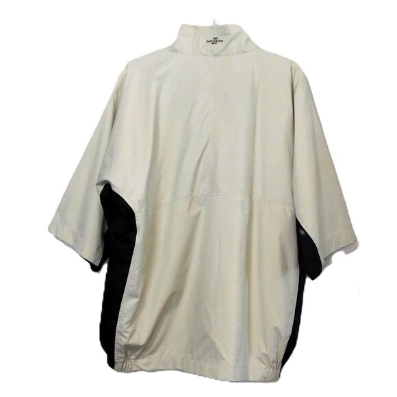 Dockers Golf Men's 1/4 Zip Short Sleeve Stain Resistant Windbreaker Jacket - Picture 3 of 7